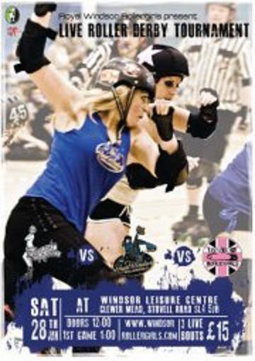 Live Roller Derby Tournament logo